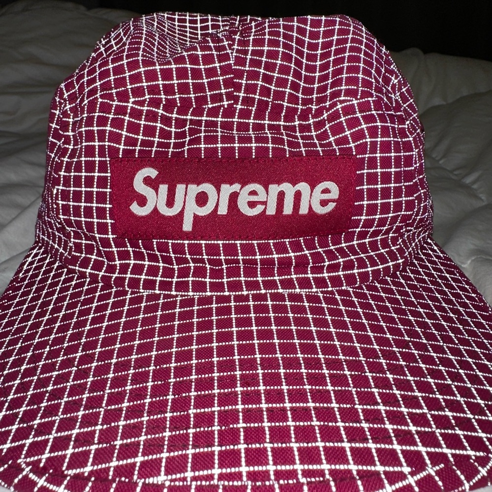 Supreme 3M reflective checkered Hat